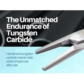 ARTMAN INSTRUMENTS - Soporte para agujas Mayo Hegar de 5 pulgadas, destornillador de aguja chapado en oro con cerradura fuerte, mordazas dentadas para