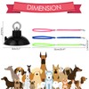 Frienda 4 Pieces Dog Bathing Tether with Suction Cup Pet