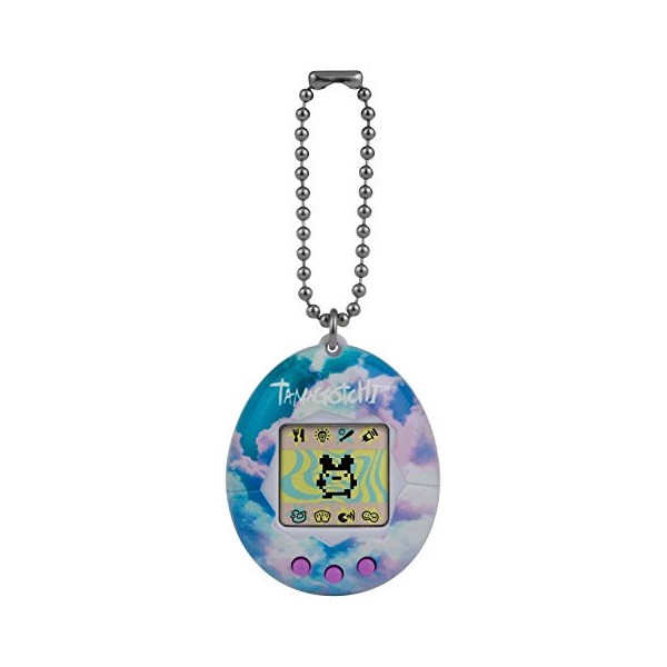 Bandai Tamagotchi Original Sky Shell | Tamagotchi Original Cyber Pet 90s Adults And Kids Toy With Chain | Retro Virtual Pets Are Great Boys And Girls Toys Or Gifts For Ages 8+