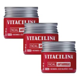 Vitacilina Cra Facial Antiarrugas 100gr Pack 3
