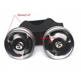 TUOREN Finger Jingles Tambourine with Steel Jingles Handheld Percussion for Cajon, Hand drum, Guitarists, Singer Vocalists