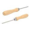 Racket Stringing Awl Portable Universal Wooden Handle Racquet Threading Tool