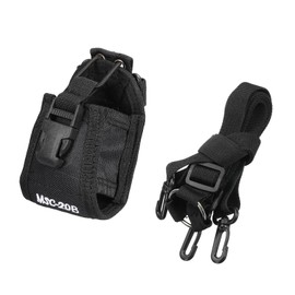 MECCANIXITY Multi-Function Black MSC-20B Nylon Bag Pouch Case Two Way Radio Transceiver Walkie Talkie Pouch