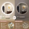 STARLEAD 32" LED-Bathroom-Mirror-with-Lights, Wall-Mounted with Bluetooth Speaker, Anti-Fog, 3 Color