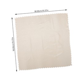 LABRIMP Elegant Rim Design Heat-Resistant PVC Tablecloth Decorative Dining Table Cover