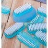 UTENEW 2 Pieces Plastic Nail Brush Two-sided Hand Cleaning Scrubbing
