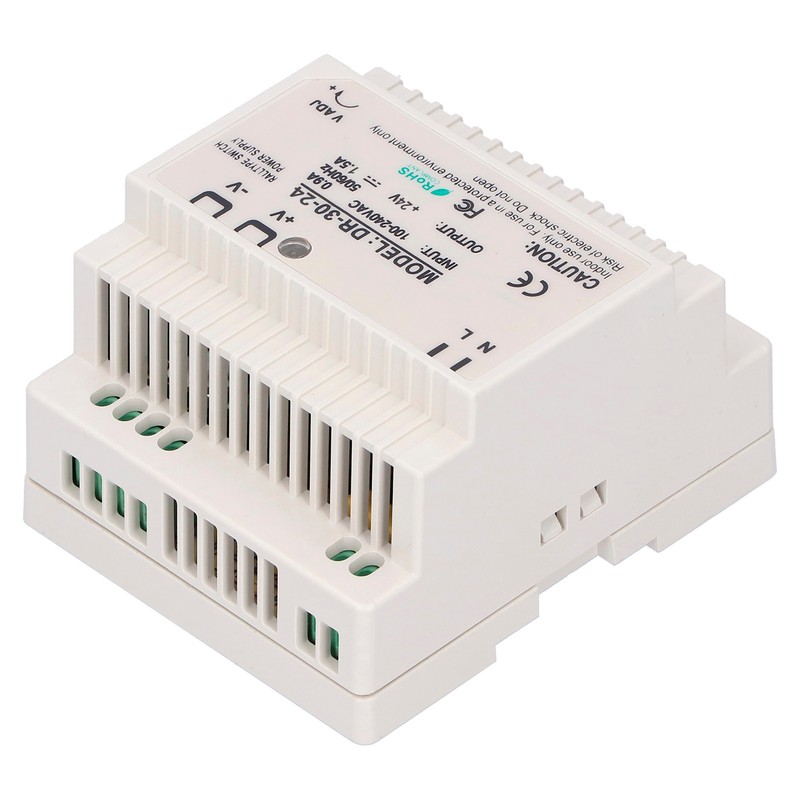 DIN Rail Power Supply DR Series Adjustable LED Switching for