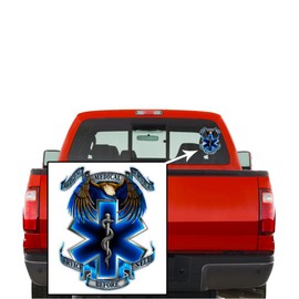 Collectible EMS/EMT Decals (6in), Share Your Appreciation and Support with Our Vinyl Hero's EMS Stickers for Your Home, Car, Cases and More, Souvenir Gifts for EMS/EMT