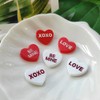 Valentine Conversation Heart Resin Ornament, for Table Decorations Vase Filler