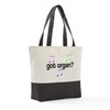 CafePress Organist Got Organ Canvas Tote Top Zipper Closure