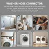 Gadpiparty Washing Machine Hose Connector Pack of 2 21 mm