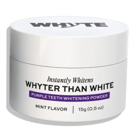 Purple Teeth Whitening Powder – Toothpaste Booster with Color-Correcting Formula for Daily Oral Care Routine, Helps Improve Appearance of Teeth, 50g