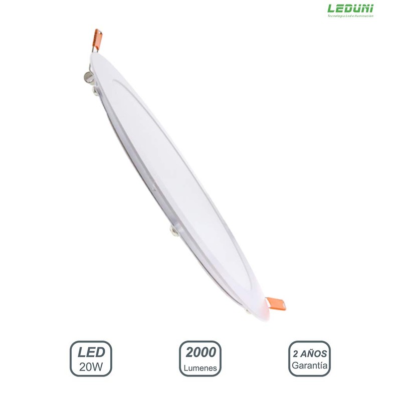 Round 2000LM Angulo 120 Leduni LED Downlight Round Panel 20