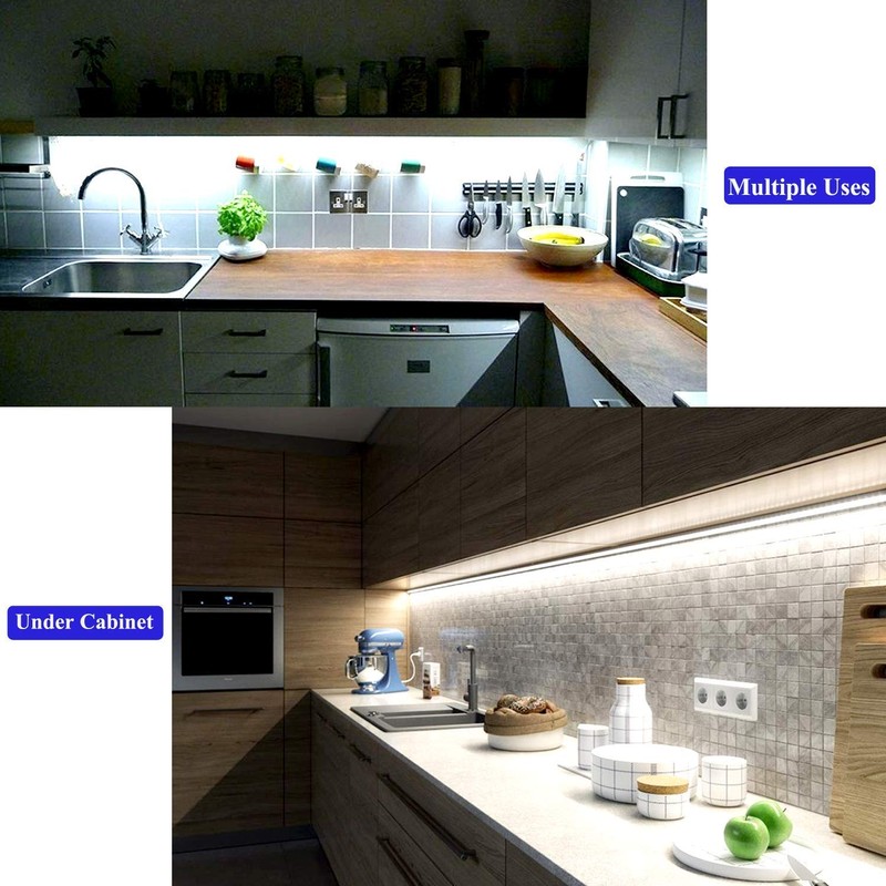 JUNWEN 20FT LED Strip Light Warm White 360 LED Beads,12V