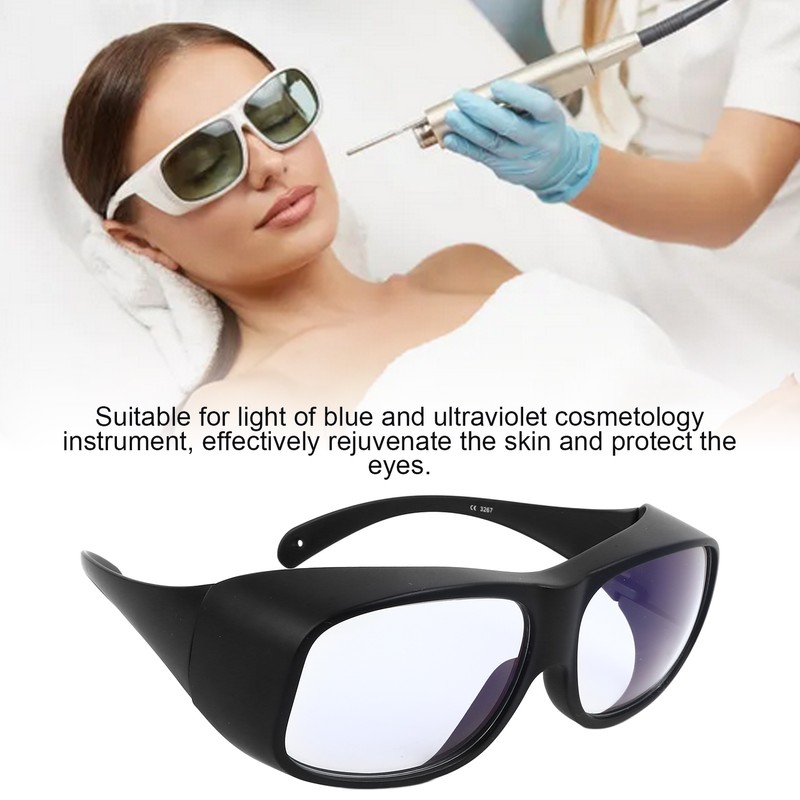 Blue Blocking Light Glass Reliable Black Frame White Lenses Beauty