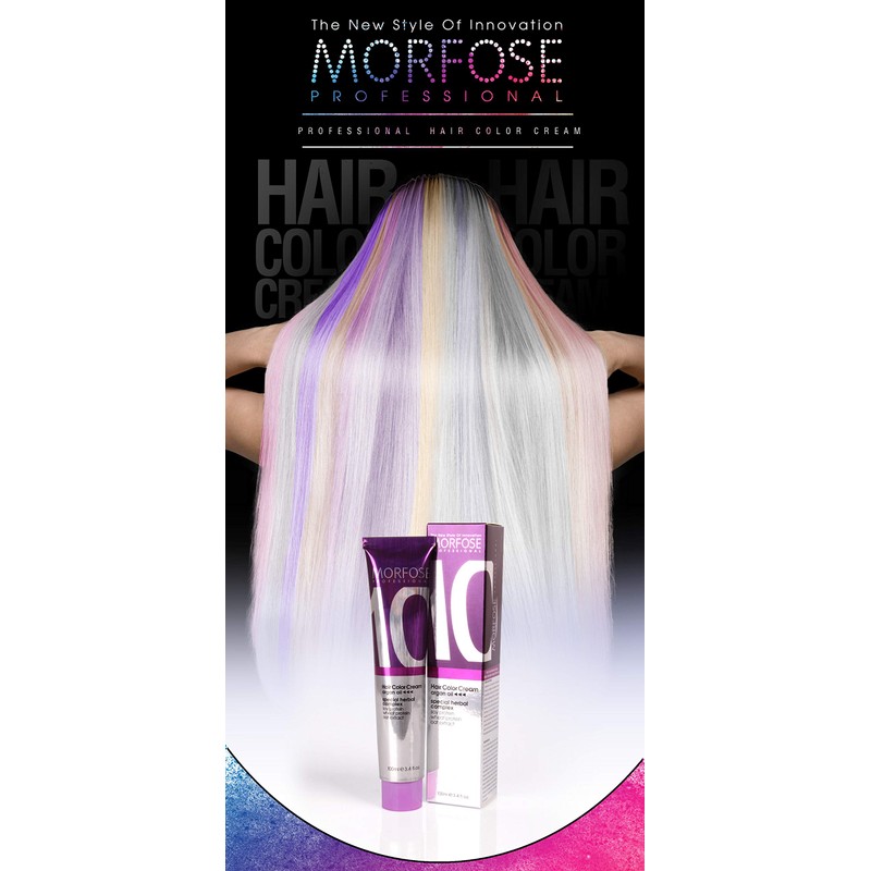 Morfose 10 Professional Hair Colour Cream 100 ml, Green