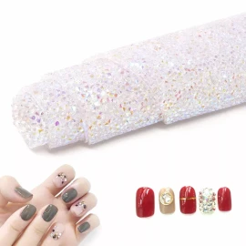 Honbay - Alfombrilla De Uñas Con Purpurina Para Decoración D