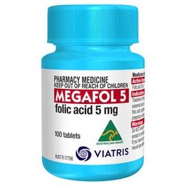 Megafol 5Mg 100 Tablets