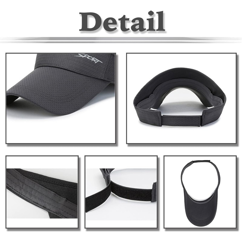 White Fang CA520 Visor, Sun Visor, English, Logo, Hat, Lightweight,