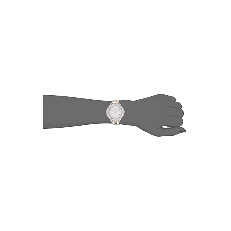Seiko AHJK461 Women's Wristwatch, Angeline Epora Quarts, Silver + Pink