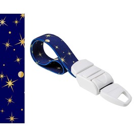 ROLSELEY Medical Nurse Tourniquet with NAVY BLUE NIGHT SKY STARS Pattern with ABS Plastic Buckle Latex Free Elastic Band Perfect for Doctors, Nurses, Students and Paramedics