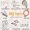 BBQ Future 4 Outlets Universal Electric Push Button Igniter BBQ