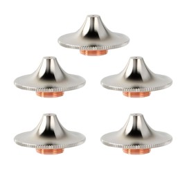 5 Pcs Laser Cutting Nozzle D1.6E,for Fiber Laser Cutting Head Dia.28mm High Speed Fiber, Laser Nozzle Double Layer D28 H15 M11 Caliber D1.6E