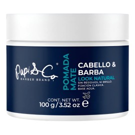 Pomada Matte Papi & Co Classic Hold Water Base 100g