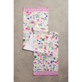 Maison d' Hermine Tablerunner 100% Cotton Table Runner Decorative Washable Table Cover for Home, Kitchen, Dining, Cocktail Parties & Camping, Chardon - Spring/Summer (37 x 180 cm)