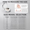 HPLSZCN Smart Ring Women, Size First - Fitness Tracker -