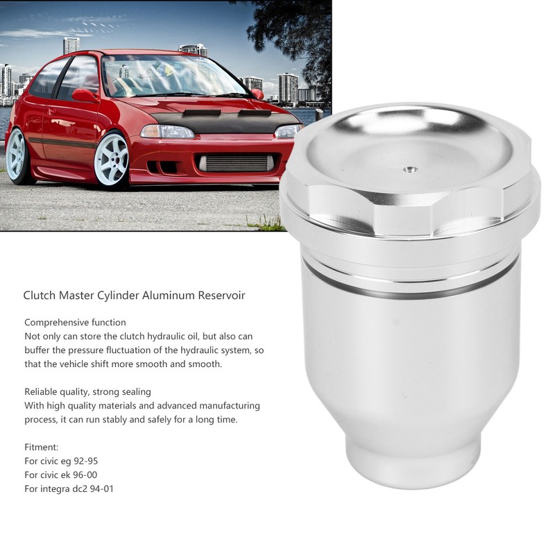 Clutch Master Cylinder Aluminum Reservoir Brake Clutch Pump Oil Tank