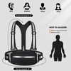 Reflective Vest Running Gear,reflective vest with Waist sports bag,running vest