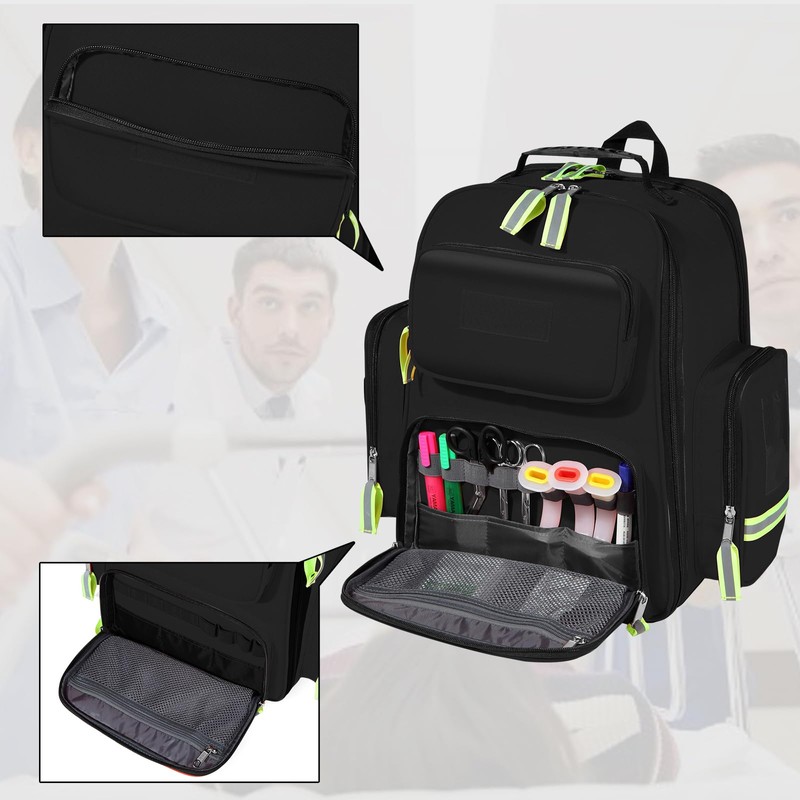 First Aid Backpack Emergency Medical Backpacks Empty Waterproof Survival Bags