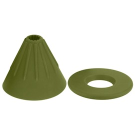 Coffee Dripper, Reusable Silicon Resin Coffee Filter Collapsible Cone Filter for Home Camping Backpacking Travel(Green)