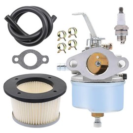 Aulavik 632230 632272 Carburetor for Tecumseh 631828 631067 631067A 632076 H30 H50 H60 HH60 HH70 5hp 6hp Tecumseh Engines Snowblowers & Engine Troy Bilt Horse Tiliers 47279 Carb with 30727 Air Filter