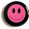 Ozorath PINK HAPPY SMILING ACID HOUSE EIGHTIES BADGE BUTTON PIN
