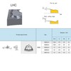 FomaSP Insertos de carburo para aluminio WNGG431 / WNMG080404 para