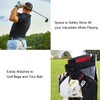 Aliennana Golf Valuables Pouch, Leather Golf Tee Pouch with Drawstring