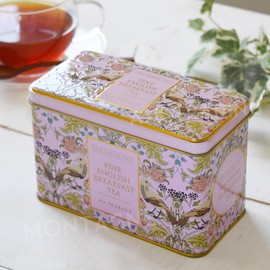 New English Tea Tin Tea Bag 40 P British Imported Cute Stylish (SongTrash Pink)