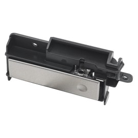 Glove Box Latch Handle for 2007-2013 Chevy Silverado 1500 2500 3500, GMC Sierra 1500 2500 3500, Replace# 15914995, GM2964101 Upper Glove Box Door Lock Open Handle -Silver Black