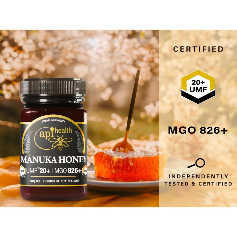 Manuka Honey 500g UMF 20+ (MGO 826+) Pure New Zealand
