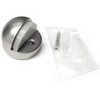 High Rise Dome Door Stop (Satin Chrome)