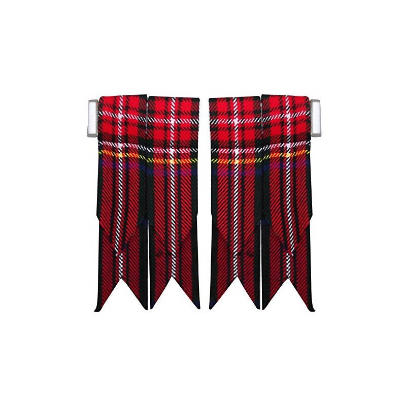 New Solid Plain Black, Royal Stewart Tartan Flashes Many More