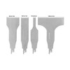 4PCS Reciprocating Saw Scraper Blade Multifunctional Stainless Steel Tile Cleaning