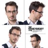 ALWAYSUV Gafas de miopía miopía de color negro de 1.0