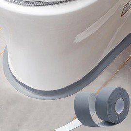 Caulk Strip, 1.5" x 10.5Ft Self Adhesive Caulk Tape, PVC Waterproof Sealing Tape for Bathroom Bathtub Kitchen Toilet Wall