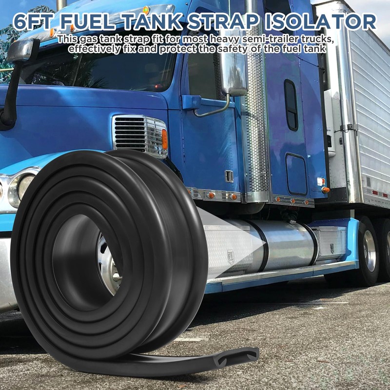 2 inches Fuel Tank Strap Isolator, Gas Tank Strap (Length