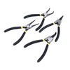 4Pcs Snap Ring Pliers Set Steel Circlip Pliers Kit with
