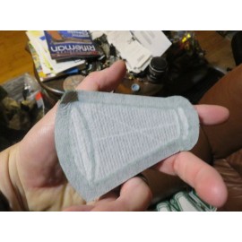 Unbranded Chenille Megaphone White on Green Applique Patch Iron On Letterman Jacket