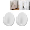 HURRISE White Magnetic Hooks, Magnetic Hanger Magnetic Hooks Portable Convenient